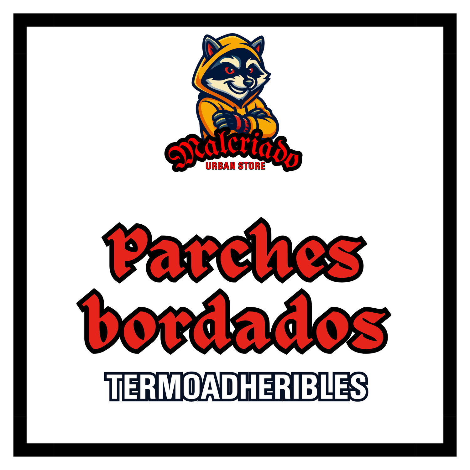 PARCHES BORDADOS