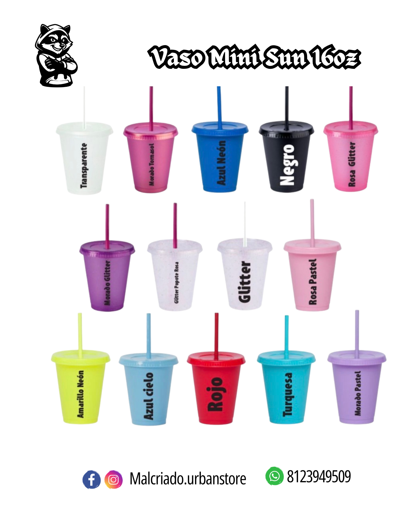 VASO MINI SUN 16 ONZAS